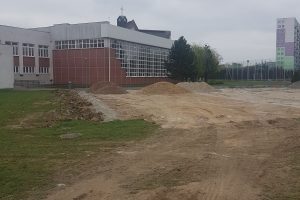 Budowa boiska z trawy syntetycznej w Rzeszowie przy ul. Rejtana